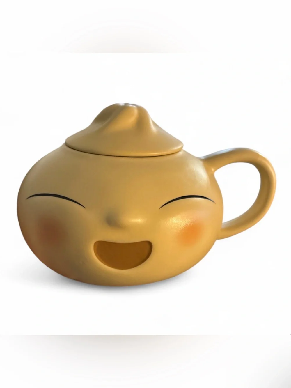Disney Parks Pixar Bao Dumpling Figural Sculpted Ceramic Mug Cup With Lid 24 oz